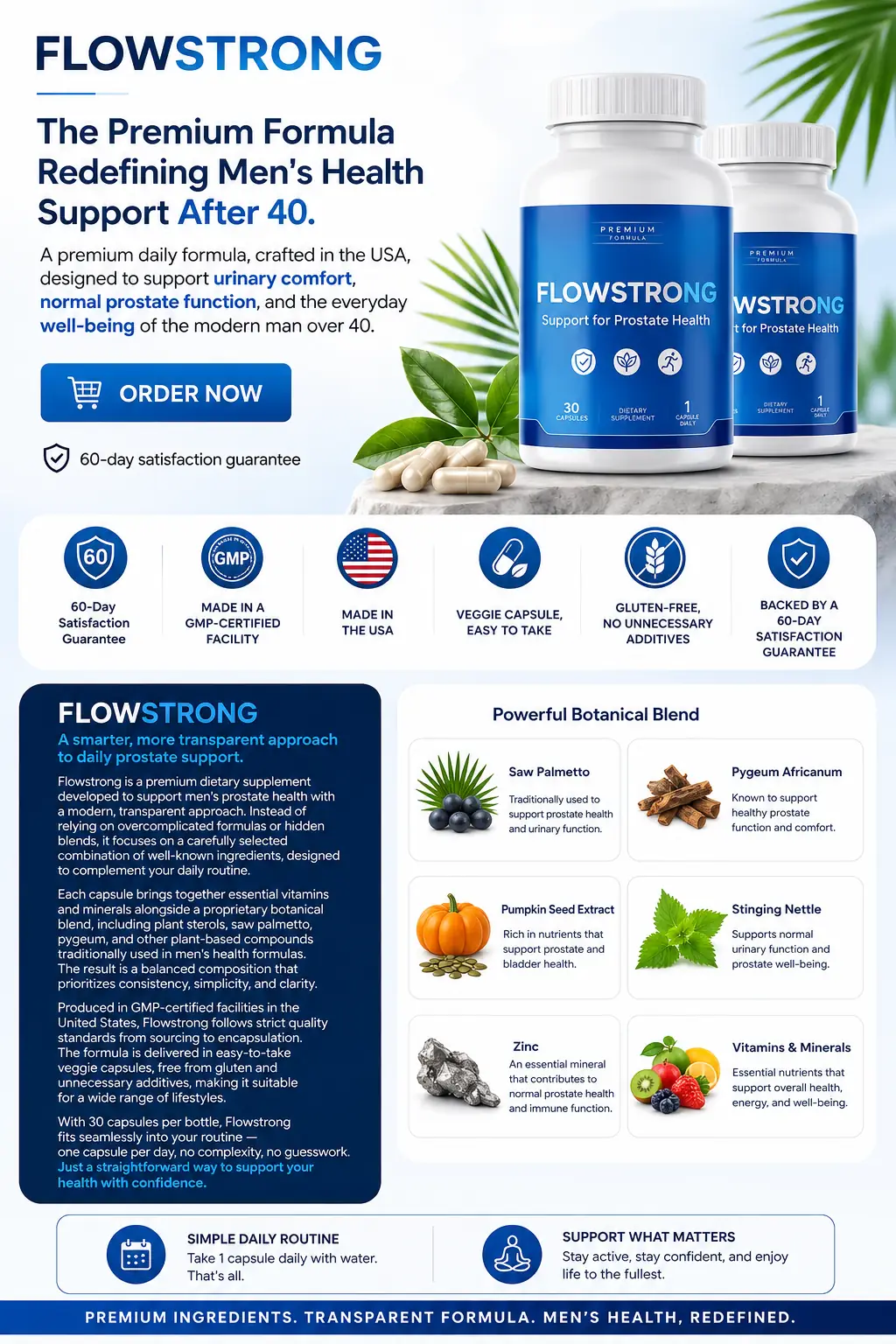 FlowStrong formula presentation