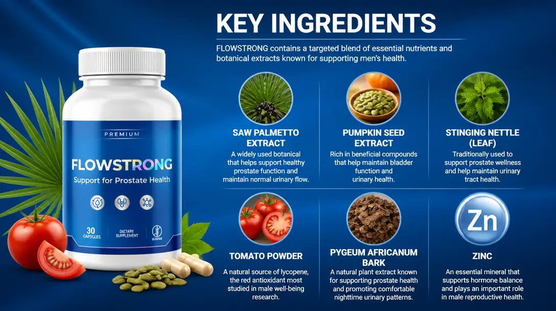 FlowStrong ingredients overview